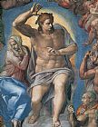 The Last Judgement Christ the Judge by Michelangelo Buonarroti